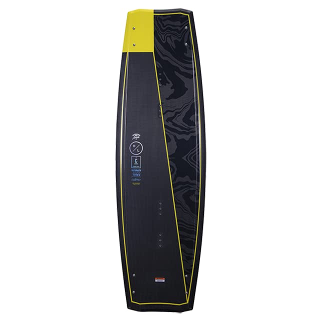 Hyperlite Riot Loaded Mens Wakeboard Black/Yellow 145cm