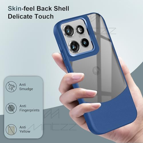 Image of MINTZZ Moto Edge 50 Back Cover, Leather Design, Protective Cover with Camera Lens Protection, Premium Grip & Slim Fit Durable, Edge 50 Case