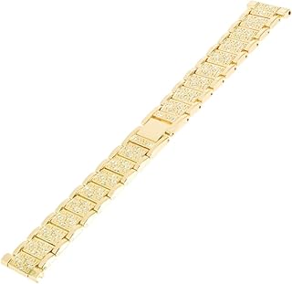 Pulseira De Strass Pulseira De Corrente Relógio Feminino Relógios De Moda Para Mulheres Pulseira Feminina Peças De Liga De Alumínio Dourada Elegante Pulseira De Strass Cristal