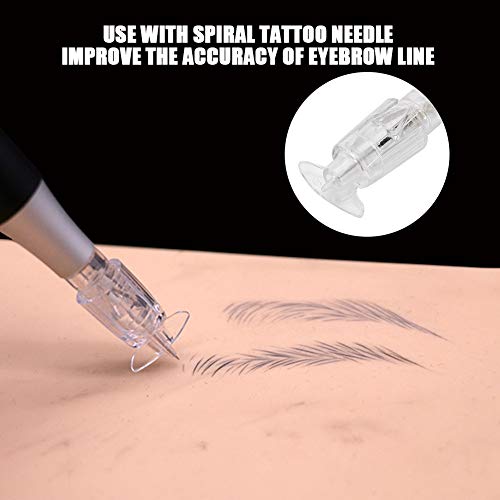 5Pcs Tattoo Cartridge Needles Stabilizer, Plastic Microblading Permanent Makeup Eyebrow Tattoo Accessory #TOP5