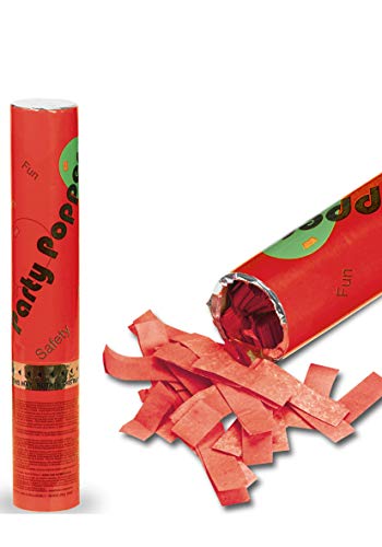 Carnival 04180 - Party Popper Ad Aria Compressa Rosso, 30 cm.
