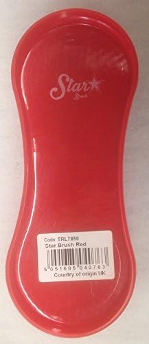 STAR BRUSH Pet Horse Grooming Brush Works Like Magic (Red)