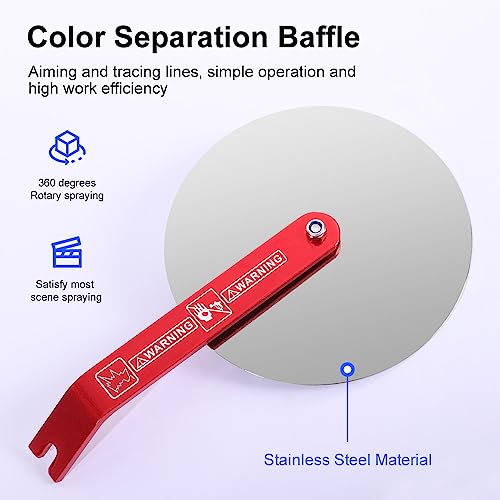 Sprühgerät Airless Zubehör Verlängerungsstange 2 x 30 cm + Chicane Farbtrennung + Sitzdüse + Universalkopf