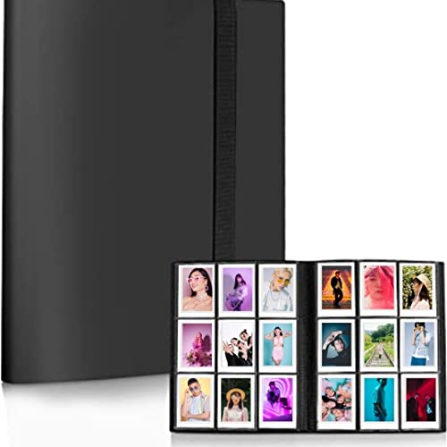 チェキ用ポラロイド用ミニアルバム (396枚, 黒)の商品画像（Amazon）