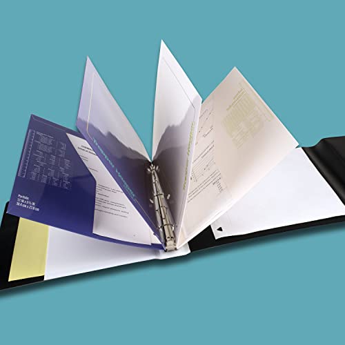 Mead Trapper Keeper Binder, Retro Design, 1 Inch Binder with Folders and Pockets, Holds 8-1/2" x 11" Paper, Paint Splatter (260038FO-ECM) by Mead - Image 2