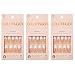 Gold Finger Posh Queen Glue-on Fashion Nails 24 ea ( Pack of 3)