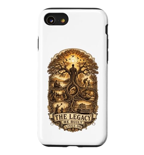 Legacy Lives On Father Tree Roots �r���e�[�W �t�@�~���[ ���� �X�}�z�P�[�X iPhone SE (2020) / 7 / 8 �p