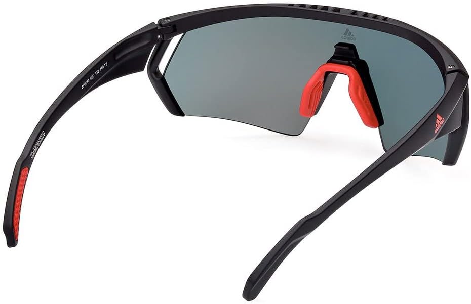 adidas Sunglasses Sport SP 0063 02U Matte Black/Bordeaux Mirror - Image 5