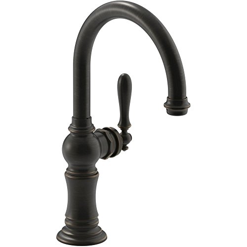 KOHLER Artifacts single-handle bar sink faucet with 13-1/16