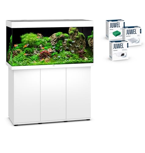 JUWEL Aquarium Rio 350 Kombination Weiß Premium-Bundle