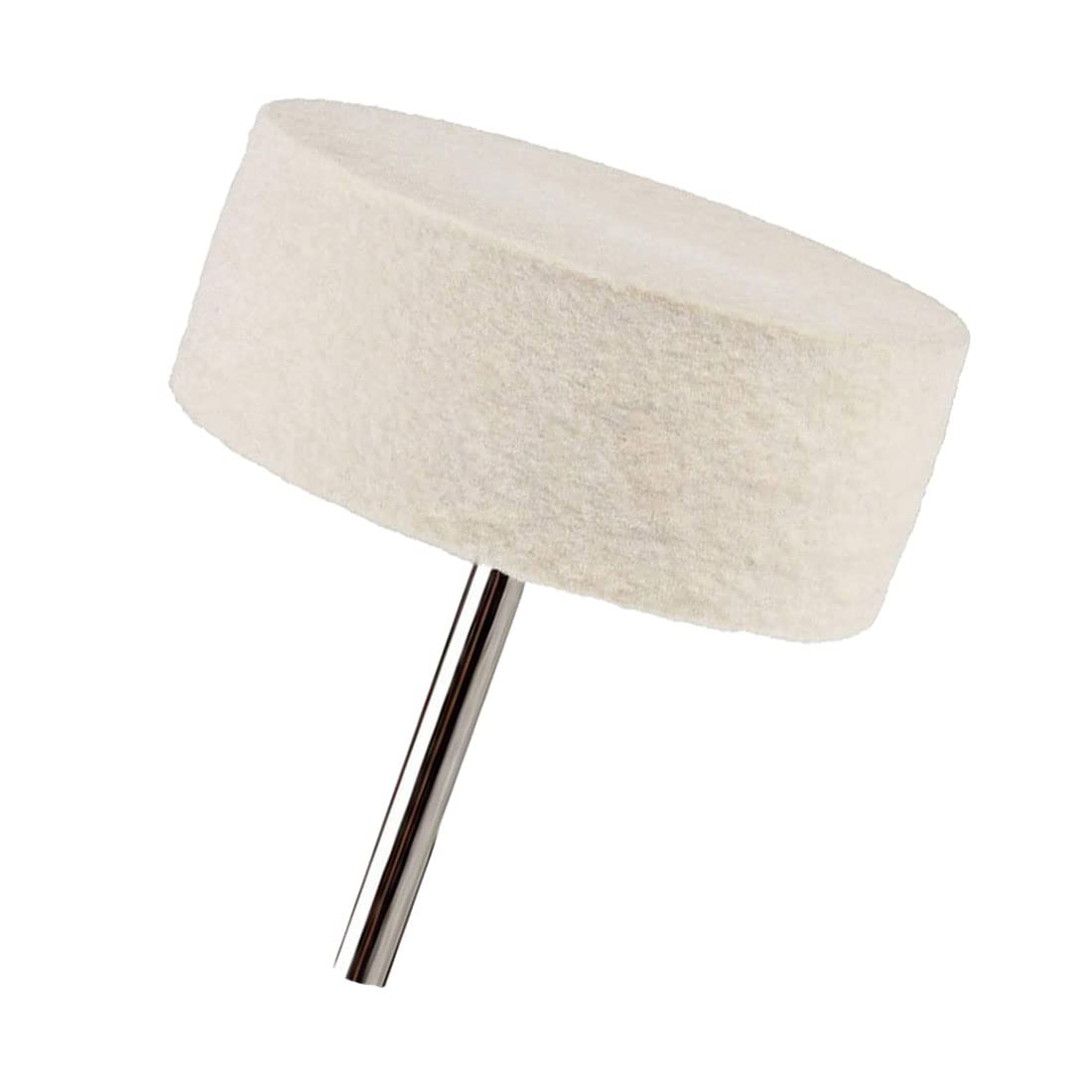 3'' Wool Felt Buffing Wheel, 1/4'' Shank Compressed Wool Polishing Wheel for Rotary Tool, Drill