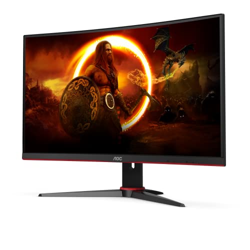 AOC Gaming C24G2AE/BK 24 inch FHD gebogen monitor, 165 Hz, 1ms, FreeSync Premium (1920x1080, HDMI, DisplayPort) Zwart,24… - Afbeelding 8