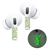 Picture of RockMax for AirPod Skins, Glow in The Dark Decal Stickers for Ear Buds, DIY Lips Tattoo for AirPods Pro 1/2/3 & AirPod 1/2/3/4, Universal Fit, Easy to Identify and Install