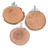 CIYODO 3pcs Wooden Parrot Ladder Toy for Bird Training Climbing Perch for Small and Pets Interactive Activity Platform for Hamsters and Birds Diameter