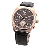 [エンポリオアルマーニ] EMPORIO ARMANI 腕時計 エンポリオ・アルマーニ メンズ・レザーストラップ・クロノグラフ・ウオッチ AR0371 [並行輸入品]