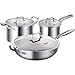 YUEYUEZH - Nonstick Cookware Zestaw z pokrywkami i Wok, Sejf naczynia metalowe, Indukcja gotowa (rozmiar: 32 cm) (Size : 20cm)