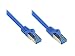 Produktbild Good Connections Cat.6A Ethernet LAN Patchkabel mit Rastnasenschutz RNS, S/FTP, PiMF, halogenfrei, 500MHz, OFC, 10-Gigabit-fähig (10/100/1000/10000-Base-T Ethernet Netzwerke) - z.B. für Patchpanel, Switch, Router, Modem - blau, 1,5m