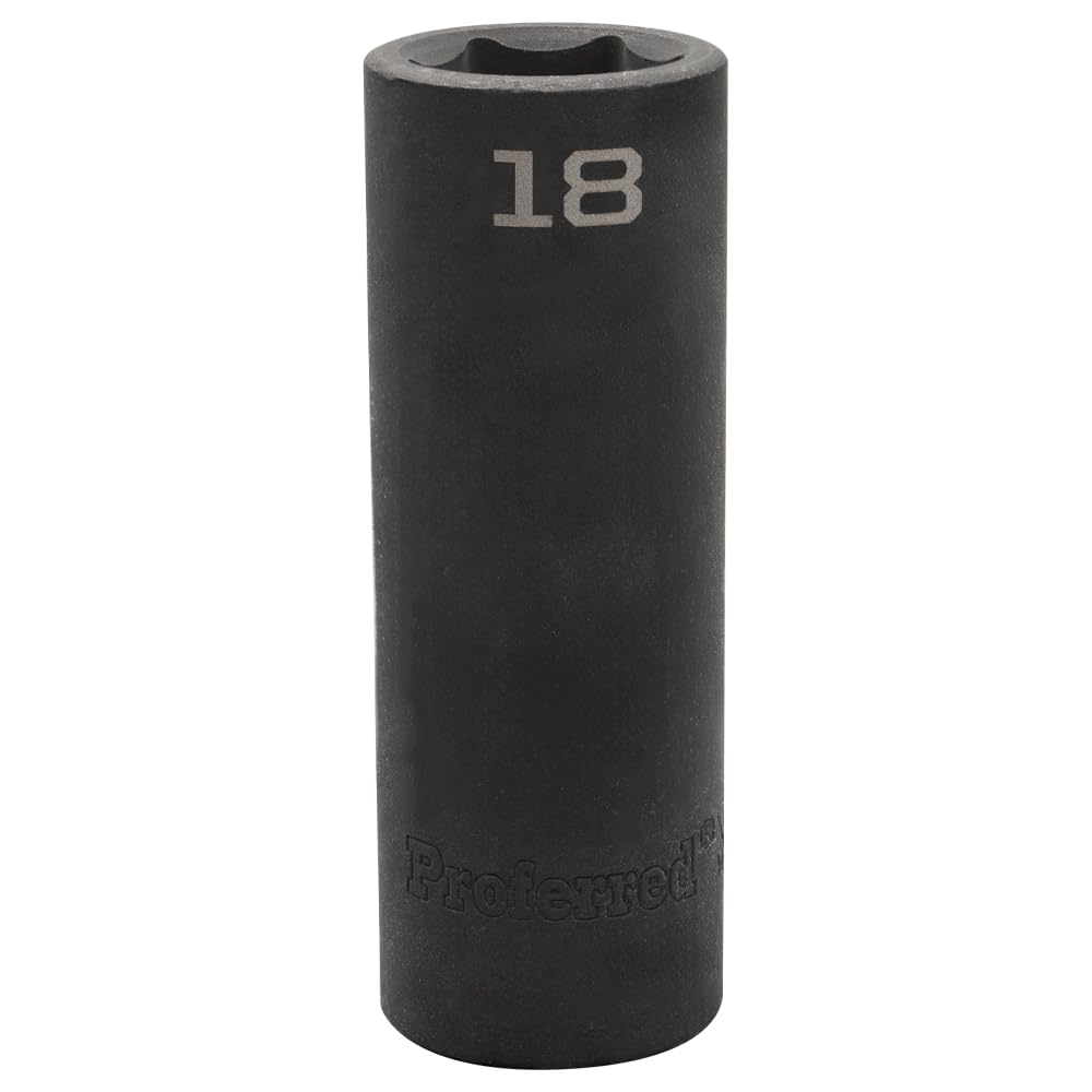 Douille de rechange impact 18mm Proferred S33118 à profil 6 pans long