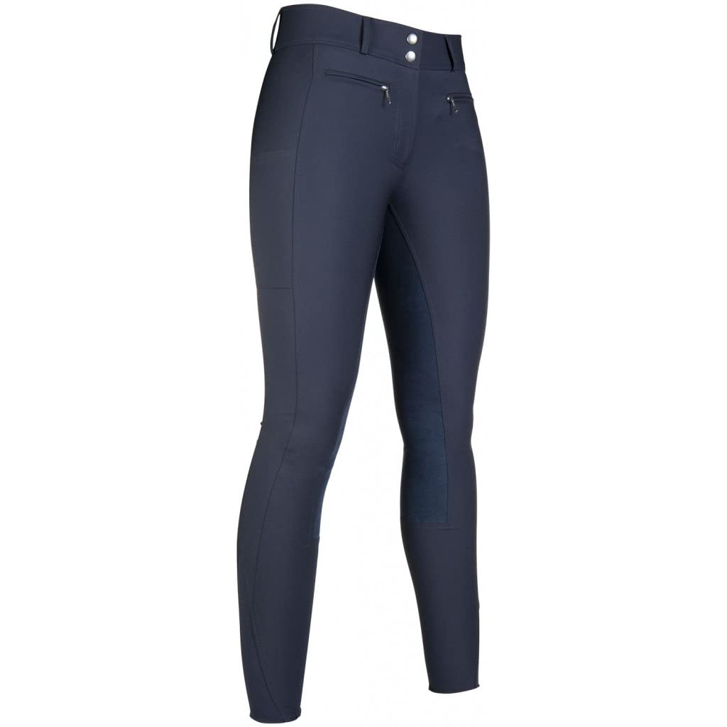 Hkm Women's Liv high Waist Trousers, 6900 Dark Blue, 46 (EU)