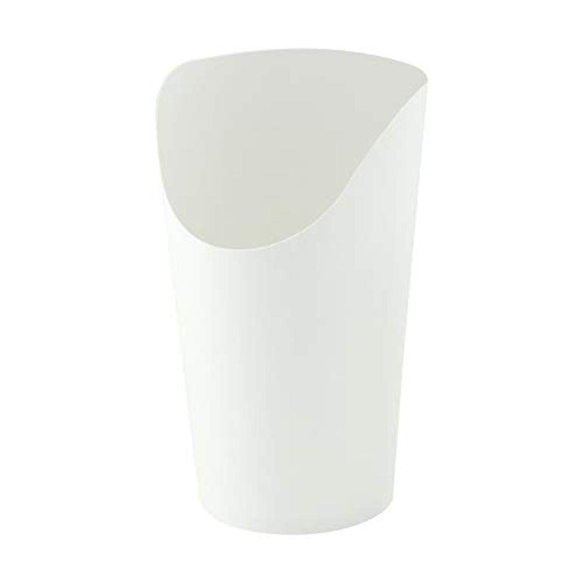 Vasos de papel kraft blanco (caja de 1000) vasos biodegradables para postre, aperitivos o aperitivos (12 onzas, 5.3 pulgadas de alto x 2.36 pulgadas de ancho) 210GSPW480