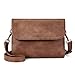 CHOLISS Small Crossbody Purses for Women, Leather Cell Phone Crossbody Bags, Mini Travel Purse with Adjustable Strap, Brown