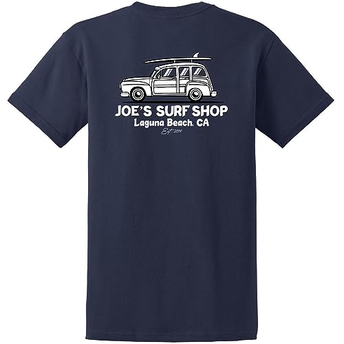 JOES SURF SHOP Men's South County Logo Heavyweight Tees
