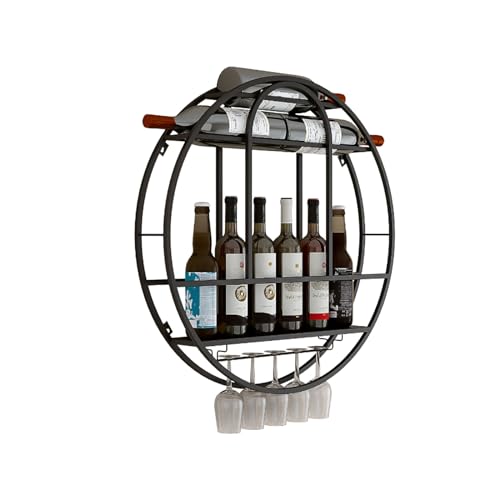 Étagère à vin murale à LED lumineuse pour sublimer vos bouteilles de bar