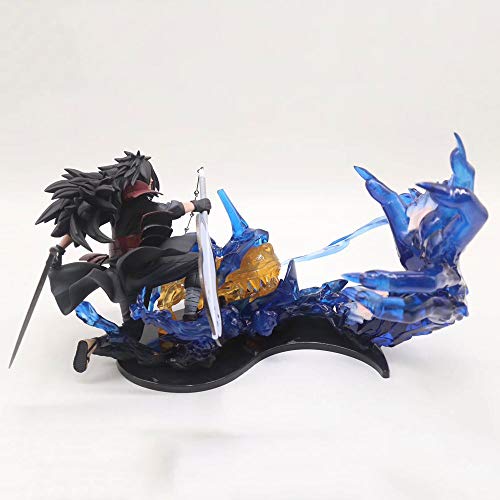 ZDYHBFE ナルトアニメフレームUchiha Madara PVC材料置物絶妙なギフト像人形彫刻玩具装飾モデルの高さ18cm