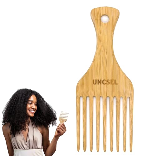 Peine Afro para peinar y desenredar cabello rizado miniatura 1