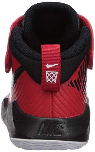 Nike Unisex-Kid's Team Hustle D 9 (Ps) Sneaker, University Red/Black-White, 2Y Regular Us Little Kid #TOP2