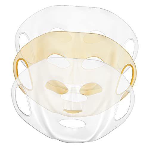 Healeved 3-pack Couvre-masque silicone réutilisable avec crochets pour masques en feuille