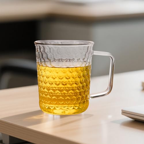 Set de 2 Mugs de Vidrio Borosilicato 20 oz con Asa miniatura 3