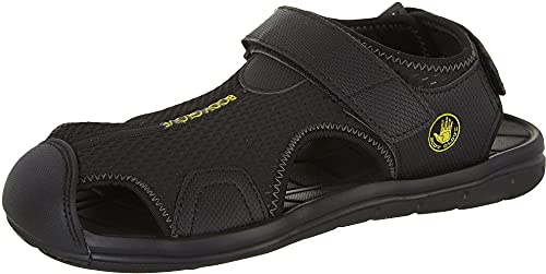 Body Glove Men s Poseidon Sandal, Black Yellow, 11 M US