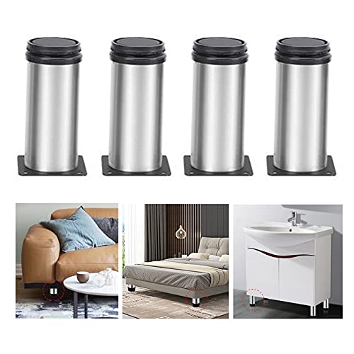 Patas metálicas ajustables para transformar y nivelar tus muebles de cocina y baño 2