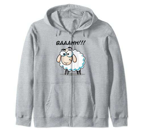 Divertido diseño de ovejas de dibujos animados, Baaaaahh! ¡Somos ovejas! Sudadera con Capucha