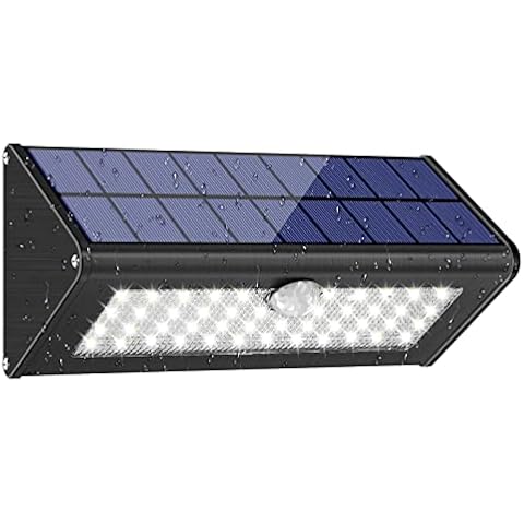 Luz Solar Exterior Licwshi 46 LED con Sensor de Movimiento PIR Cover