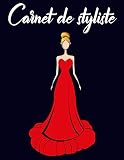 Carnet de styliste: Livre mannequin, 240 Figures de silhouettes de mannequins, 6 silouhettes différentes de femmes, Grand Format