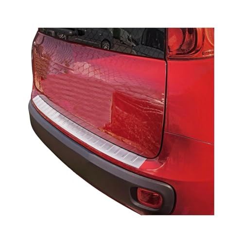 Protecteur de pare-chocs arrière en acier inoxydable mat haut de gamme pour Fiat Panda
