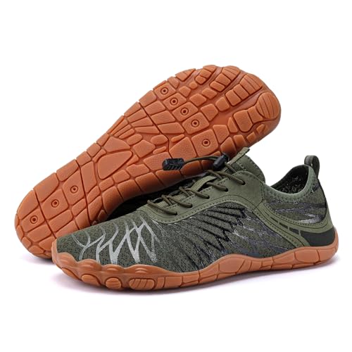 Image of Hike Barefoot Shoes for Women Men Breathable & Non-Slip Athletic Footwear Wide Toe Water Shoes,Designed for Walking,Running&Swimming