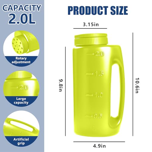 Esparcidor manual ajustable para semillas y fertilizante miniatura 2