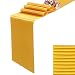 TRLYC 10pcs 12"X108" Luxury Gold Satin Table Runners Wedding Party Table Decoration Accessories Home Textiles
