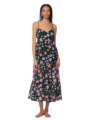 Robe cover up Kate Spade New York à volants étagés vêtement couvrant fluide haut de gamme