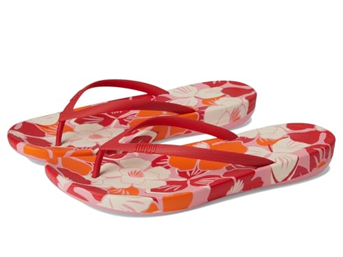 Image of FitFlop Iqushion Flowerz Ergonomic Flip-Flops
