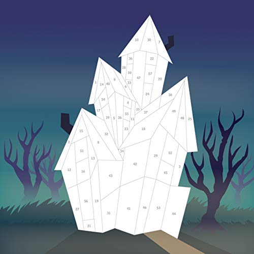 Paint By Sticker Kids: Halloween: Create 10 Pictures One Sticker At A Time! Includes Glow-In-The-Dark Stickers #TOP5