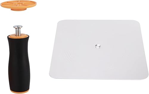 Miniatura 2 de Halcón de enlucido de aluminio con mango extraíble, soporte para tablero de mortero de yeso de 11.8 pulgadas, herramienta de enlucido para paneles