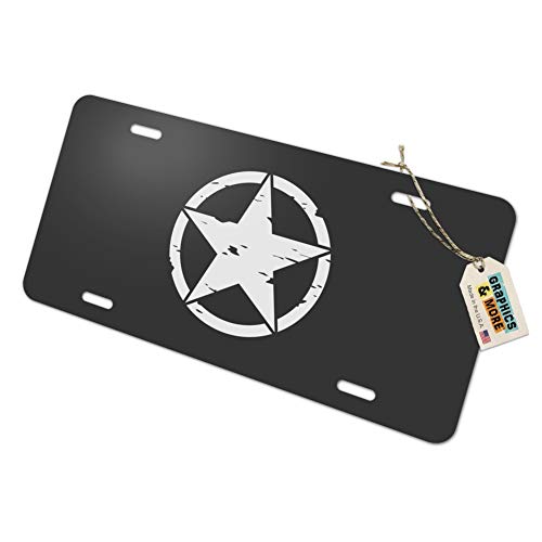 GRAPHICS & MORE Oscar Mike On Mission Move Vintage Military Star Novelty Metal Vanity Tag License Plate
