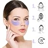 10 PCS Under Eye Patches, Reusable Eye Patches Silicone Patches Under Eye Mask Silicone Eye Patches Reusable Overnight for Dark Circles and Puffiness Effect to Reduce Wrinkles and Fine Lines Colorful