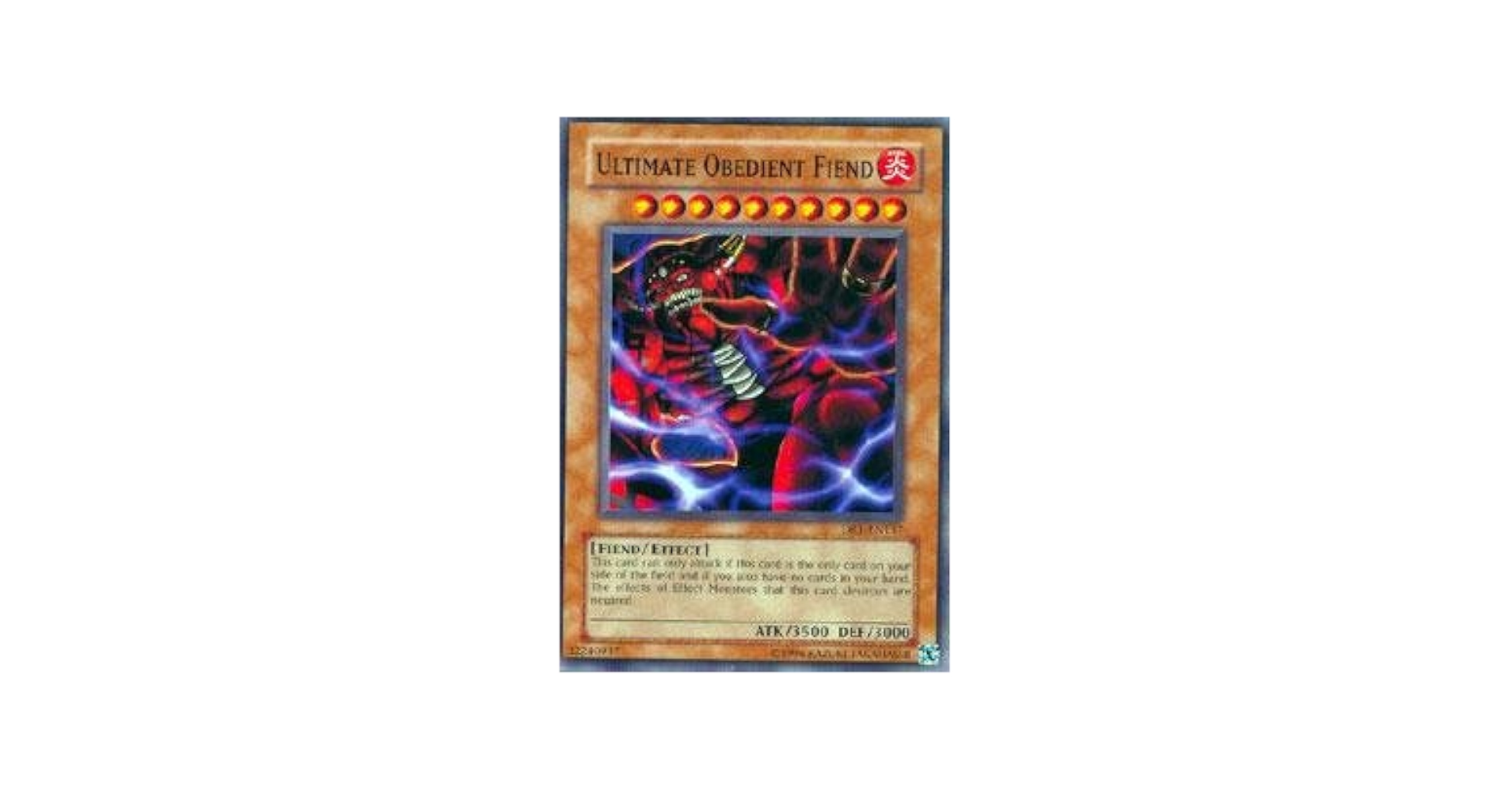 遊戯王 - bourbon① Amazon.com: Yu-Gi-Oh! - Ultimate Obedient Fiend (DR1-EN137