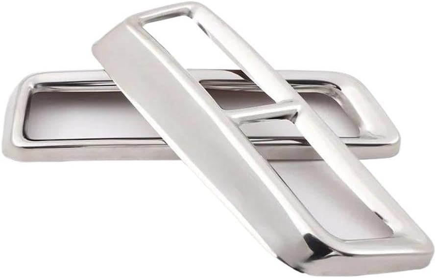 Spare Parts For Cadillac Escalade 2021-2024 Stainless Steel Gloss Car Muffler Exhaust Pipe Tail Cover Trim Exterior Accessories(Black)