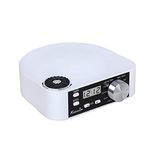KEDSUM White Noise Machine, Sleep Sound Therapy System with 10 Natural Sounds, Sleep and Relax Well-Sleeping Sound Machine